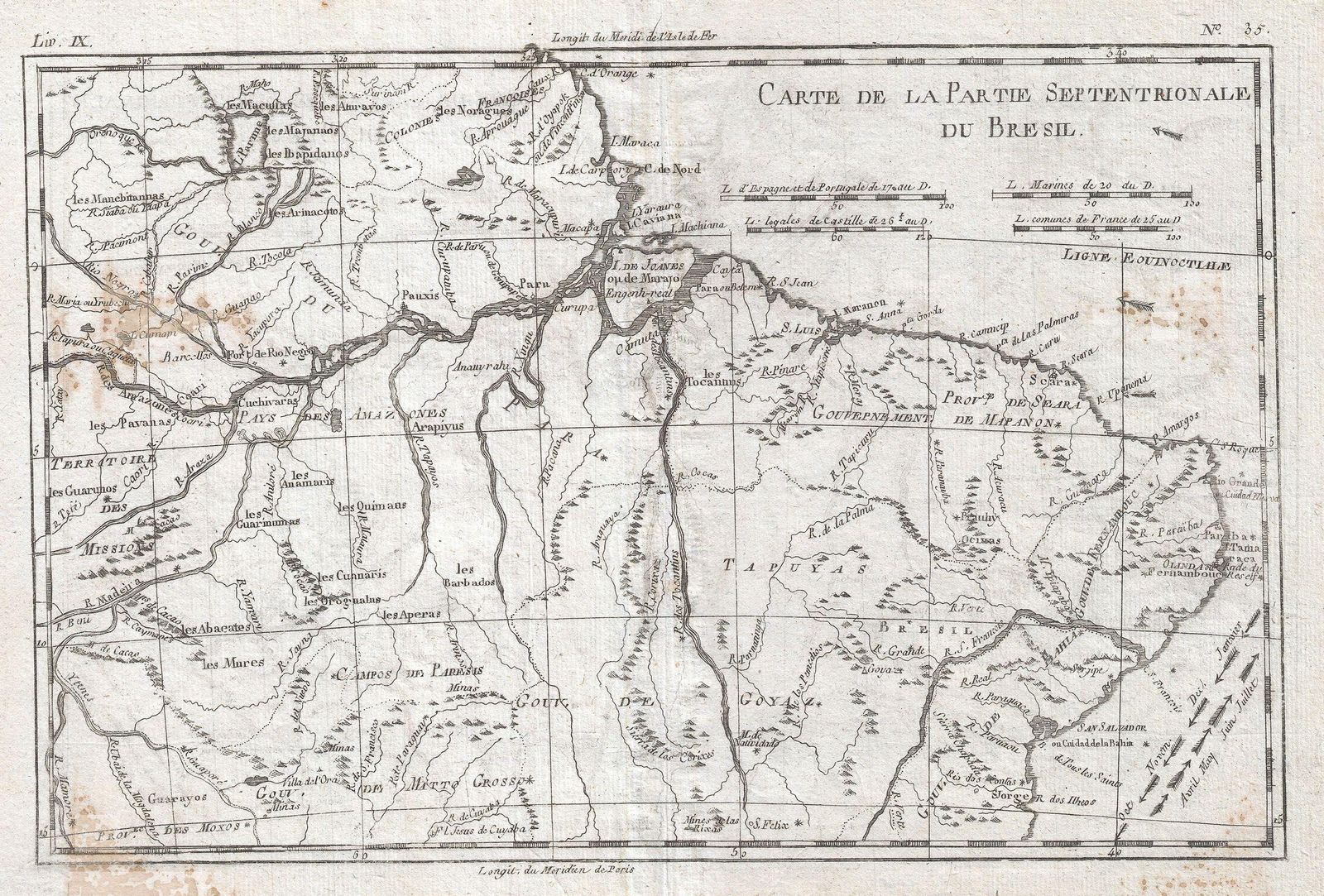 A 1780 map of Brazil — the country whose other hearth is a grill of skewers.