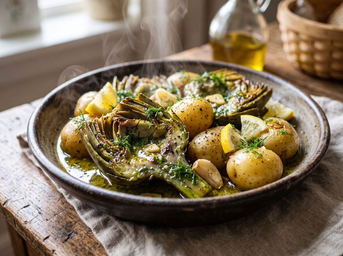 Artichokes with Olive Oil & Lemon