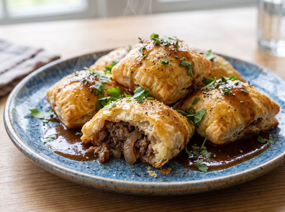 Caribbean Meat Pastry Bites