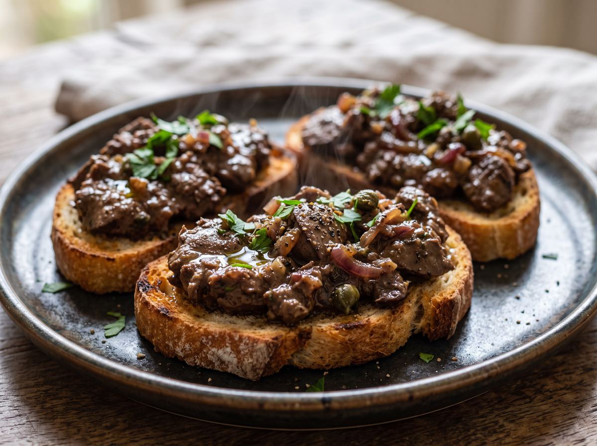 Crostini di Fegatini
