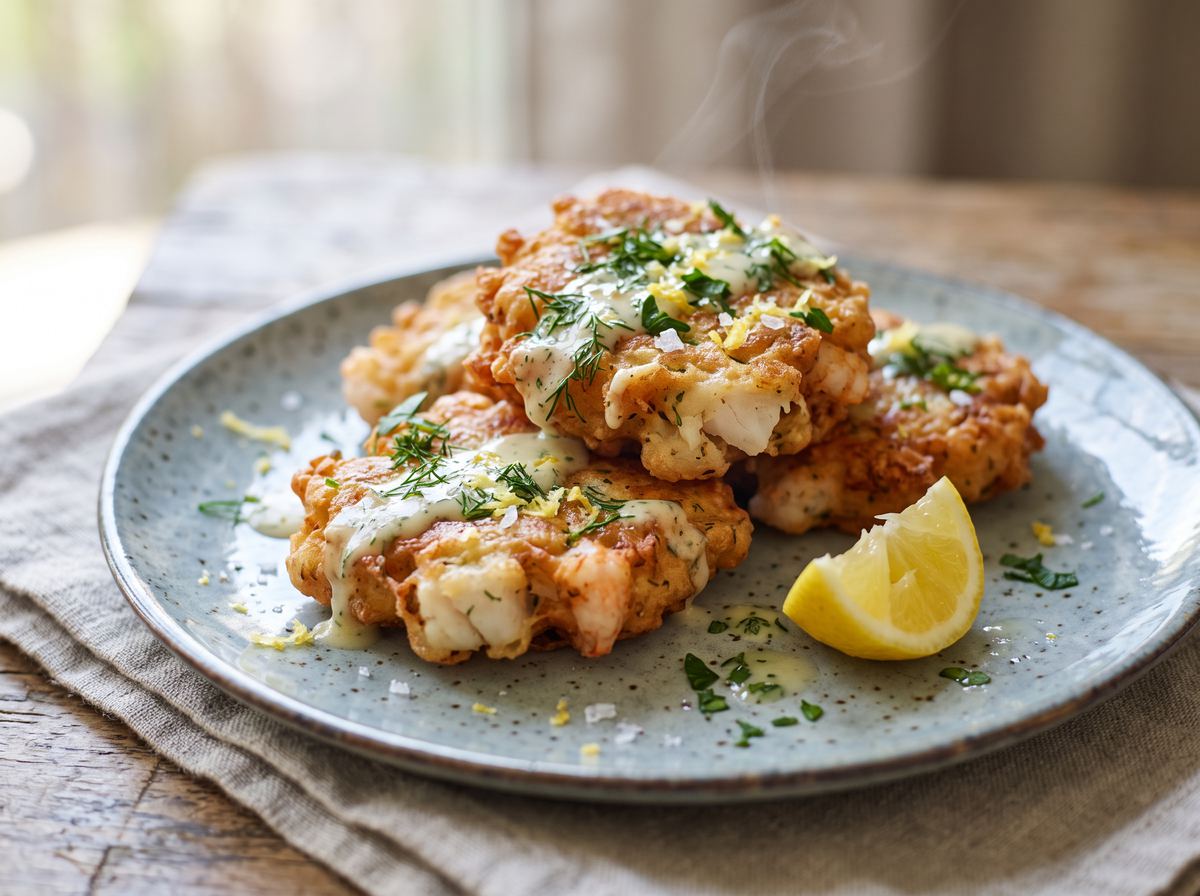 Eastern European Seafood Fritters 3