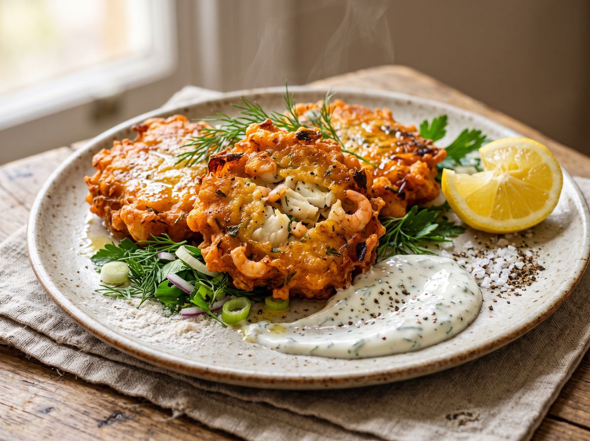 Eastern European Seafood Fritters