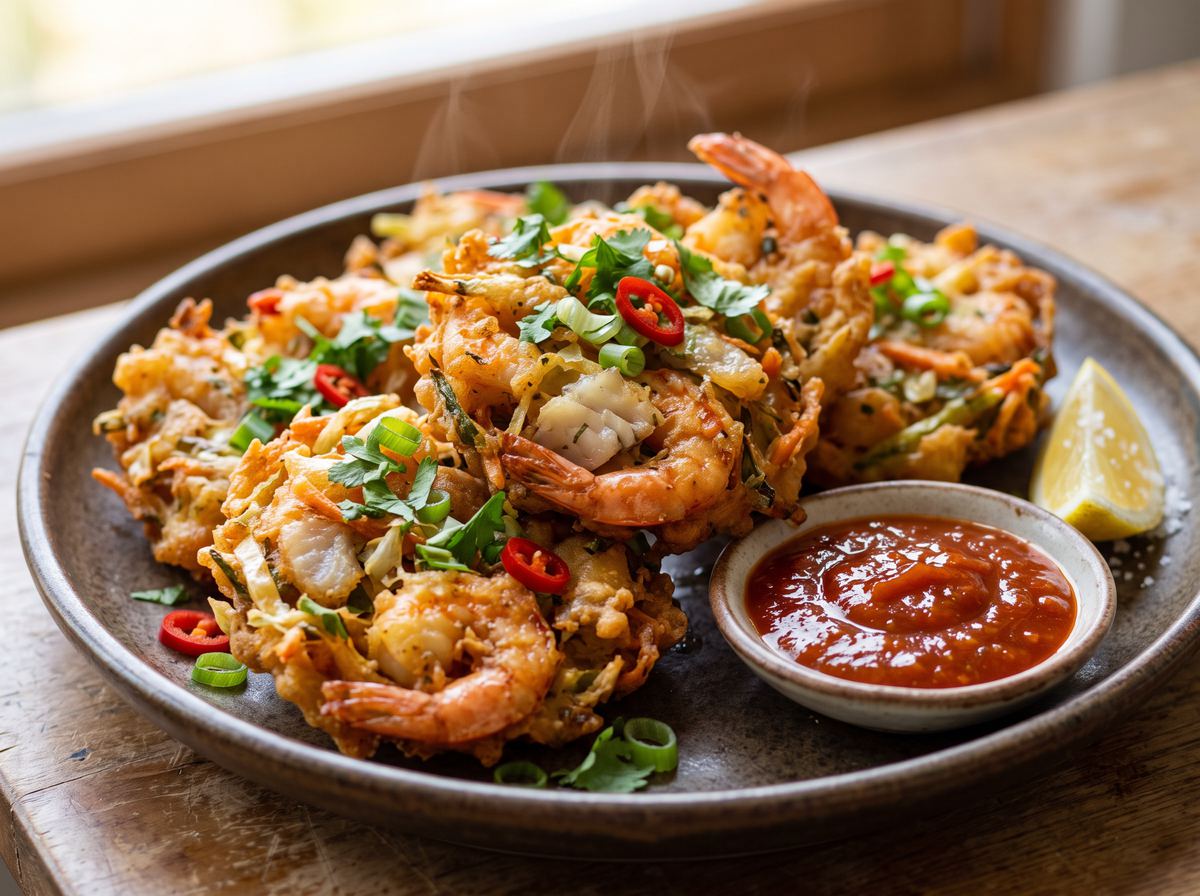 Indonesian Seafood Fritters 3