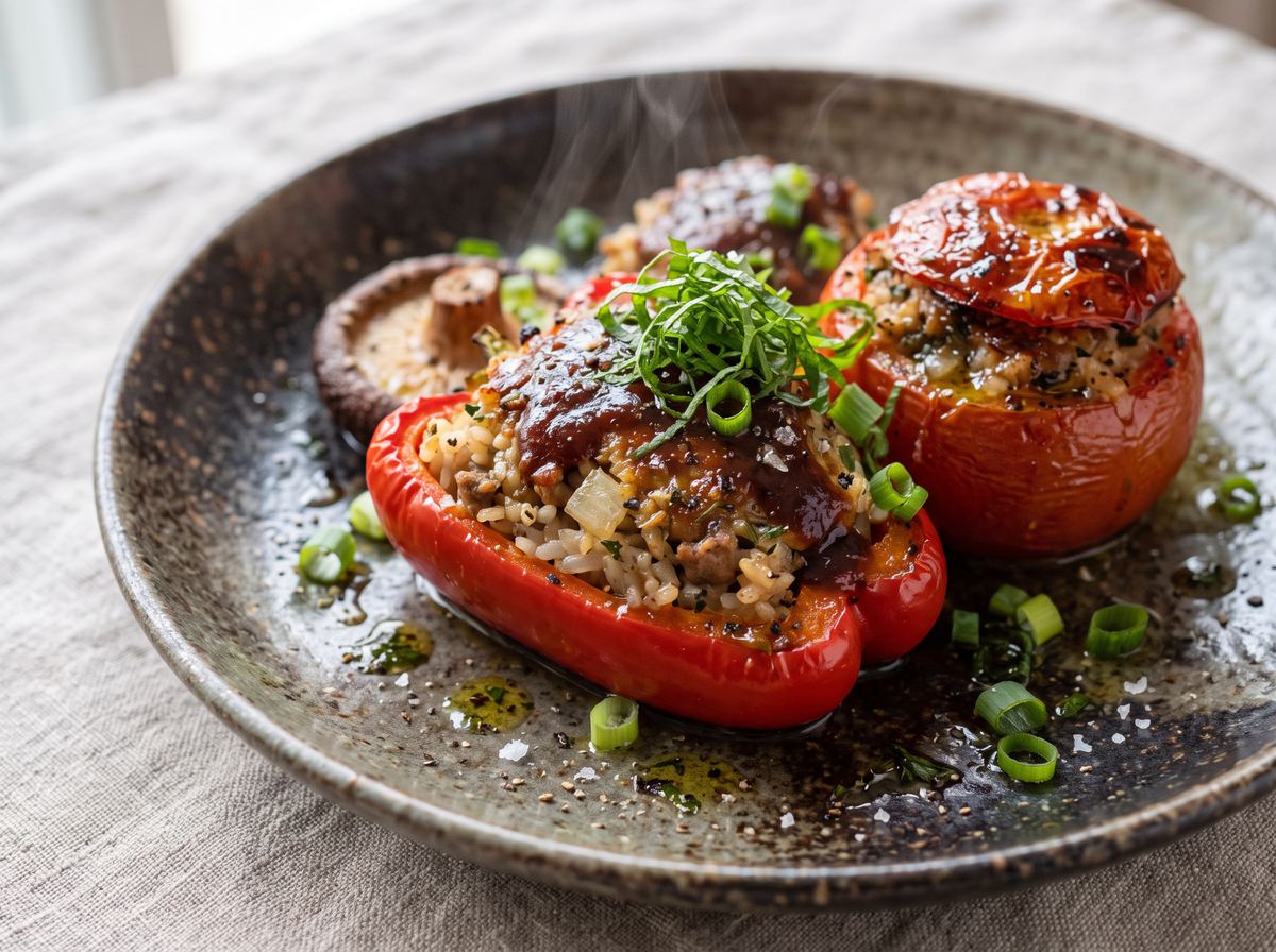 Japanese Stuffed Vegetables 3