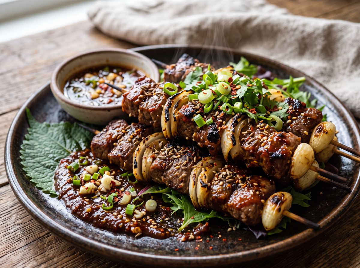 Korean Grilled Skewers