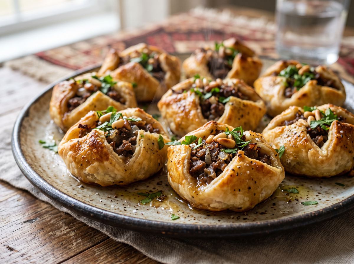 Lebanese Meat Pastry Bites