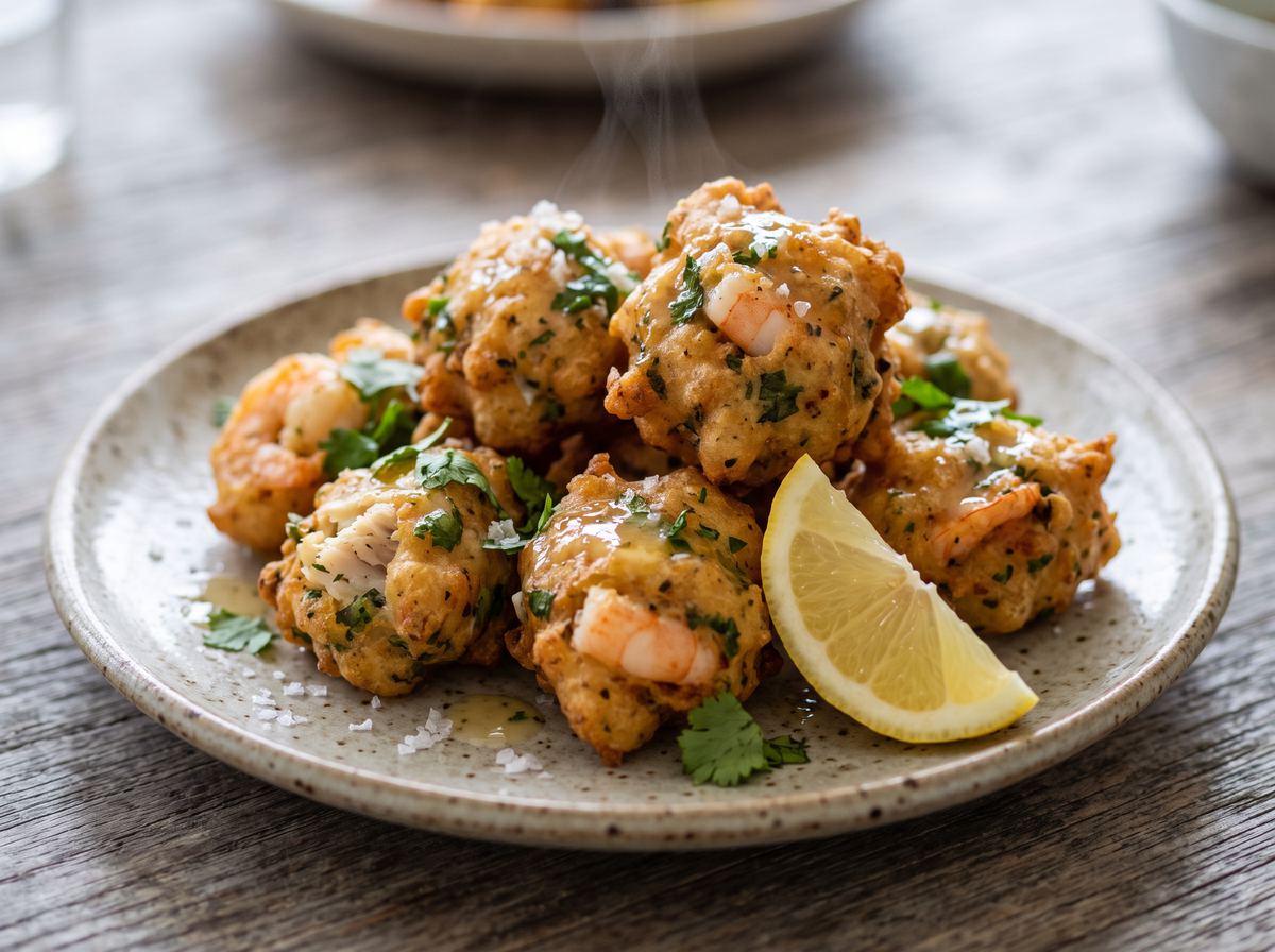 Lebanese Seafood Fritters 2