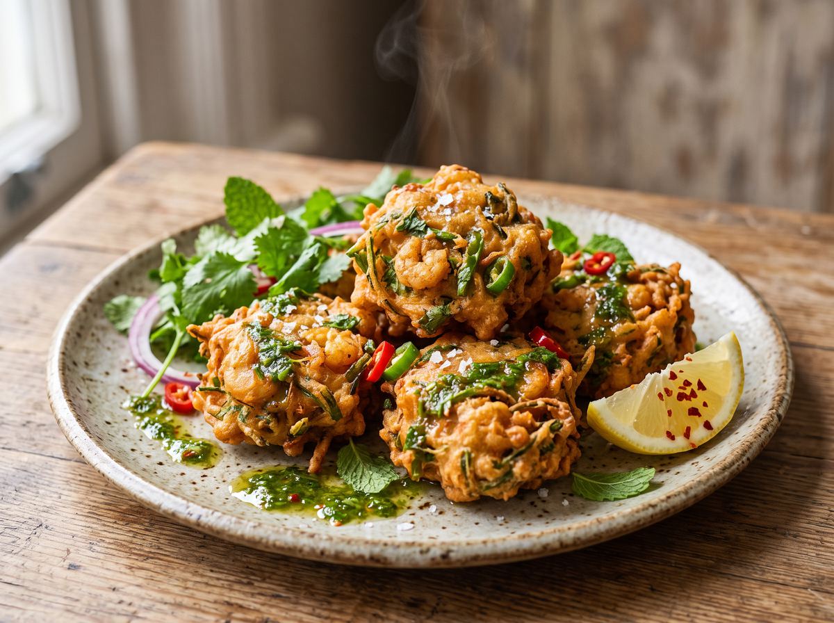 Pakistani Seafood Fritters 2