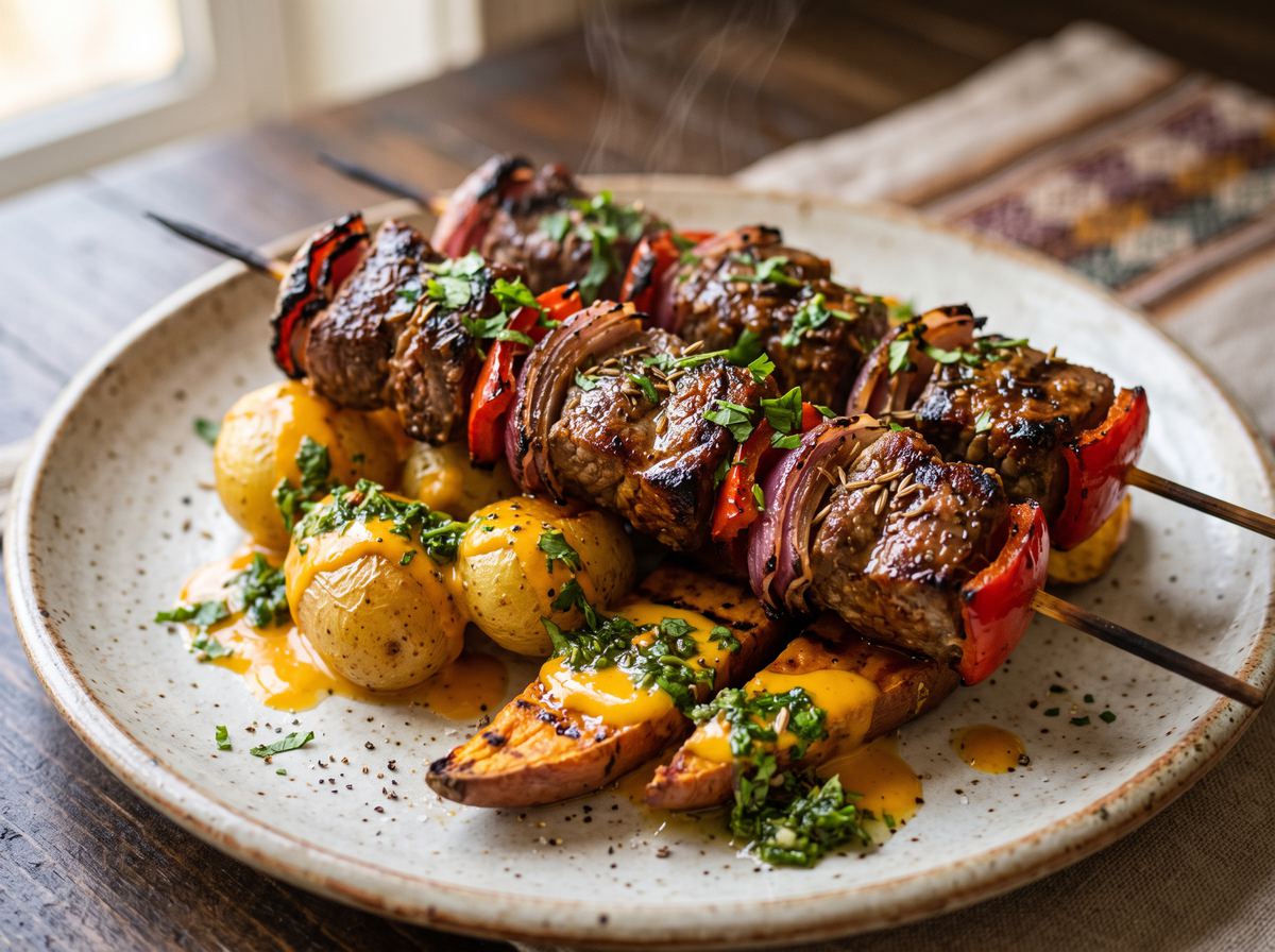 Peruvian Grilled Skewers