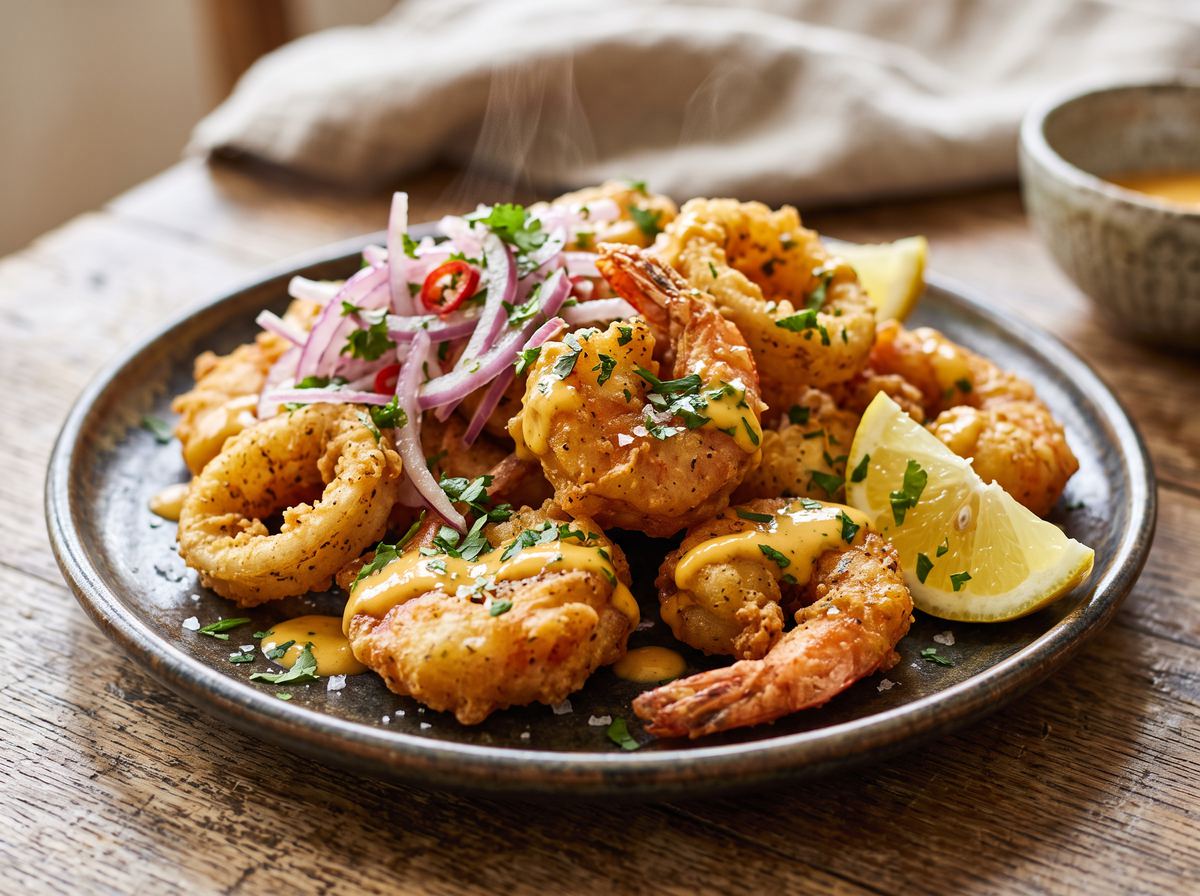 Peruvian Seafood Fritters 3