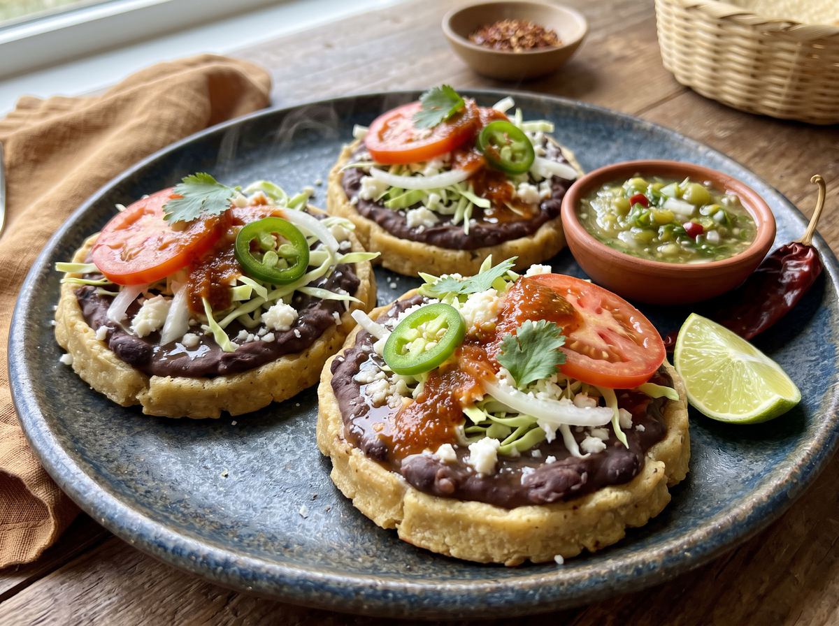 Sopes de Frijol