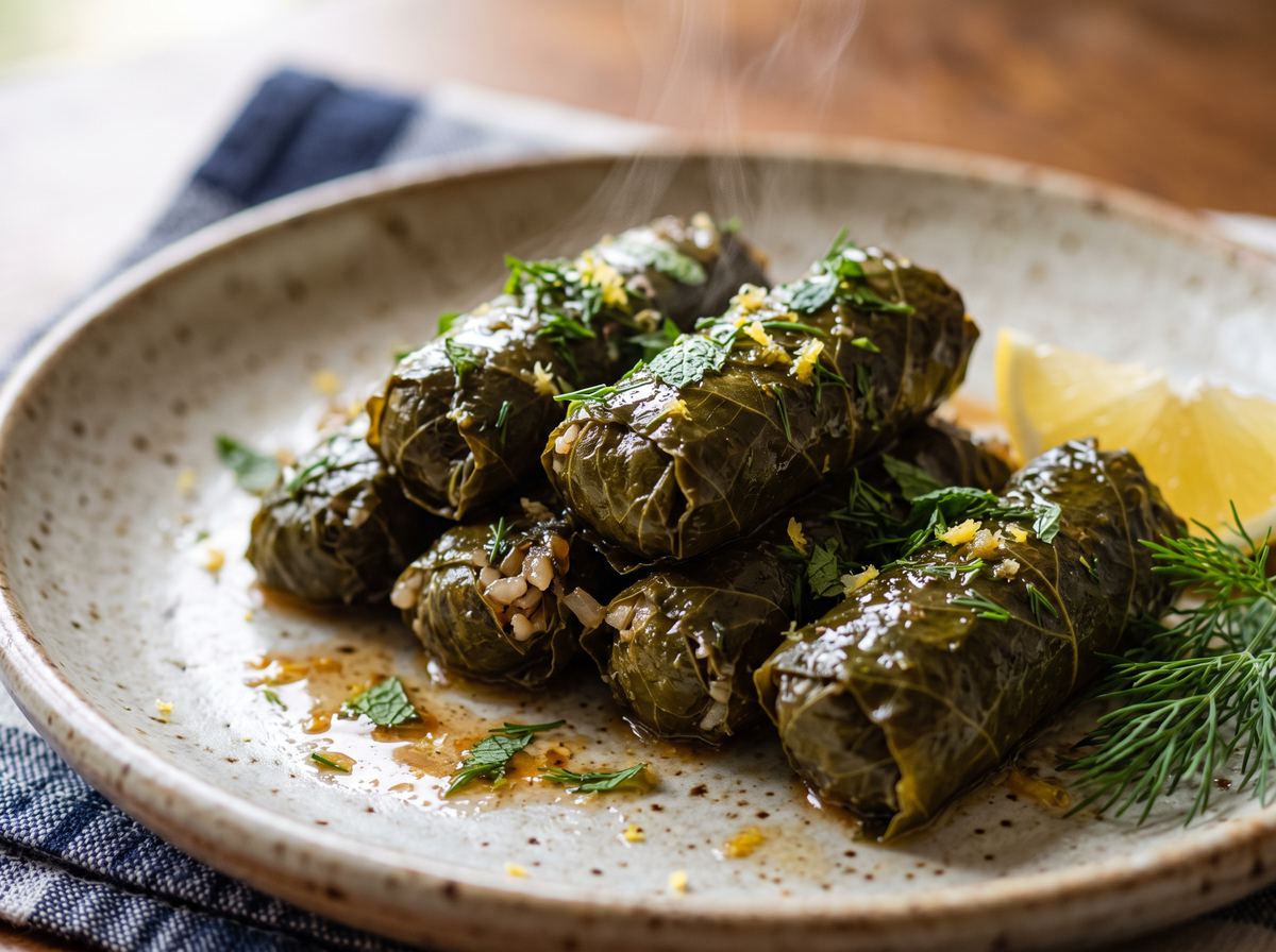 Stuffed Grape Leaves (Dolmas)
