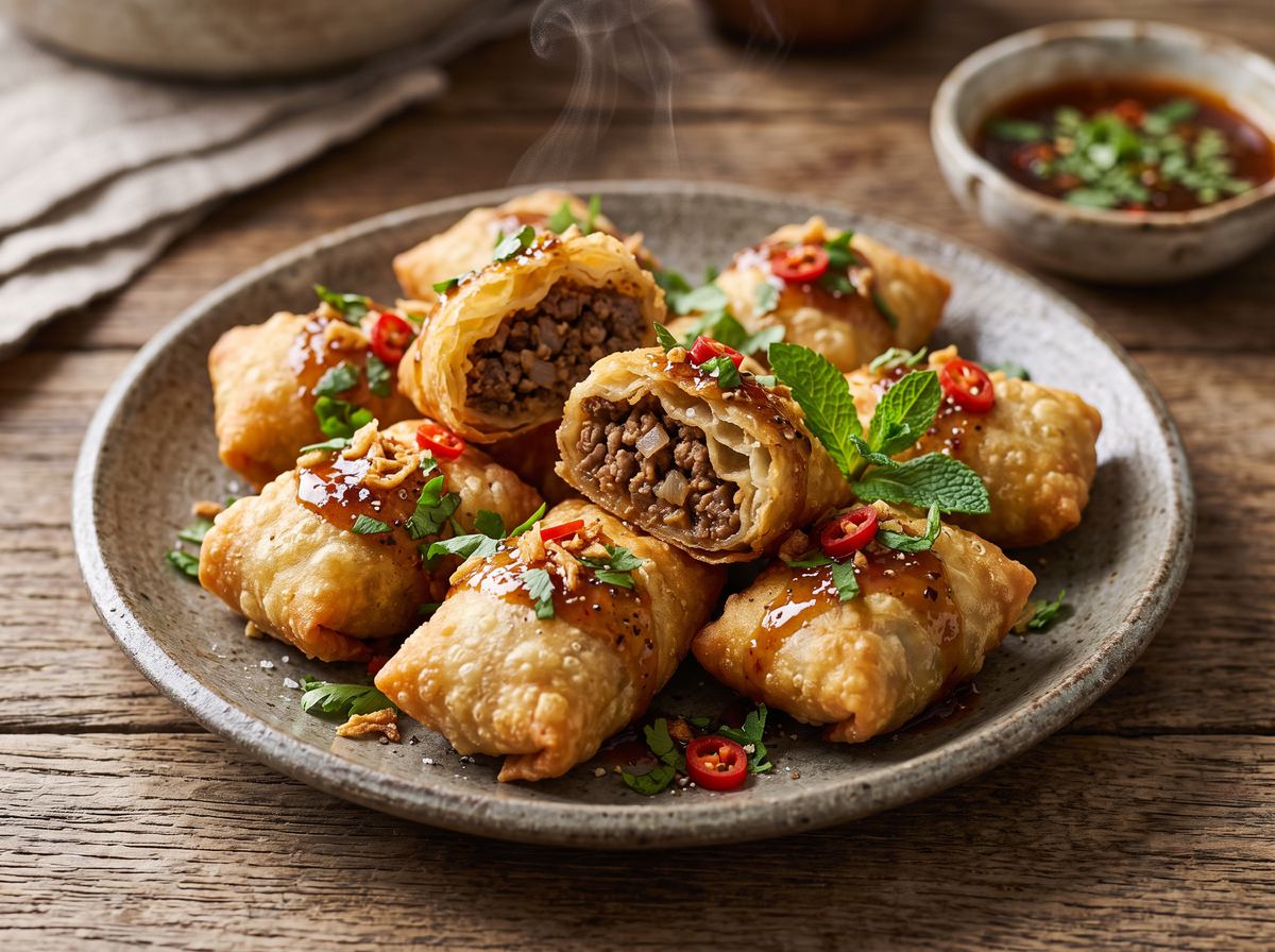 Thai Meat Pastry Bites