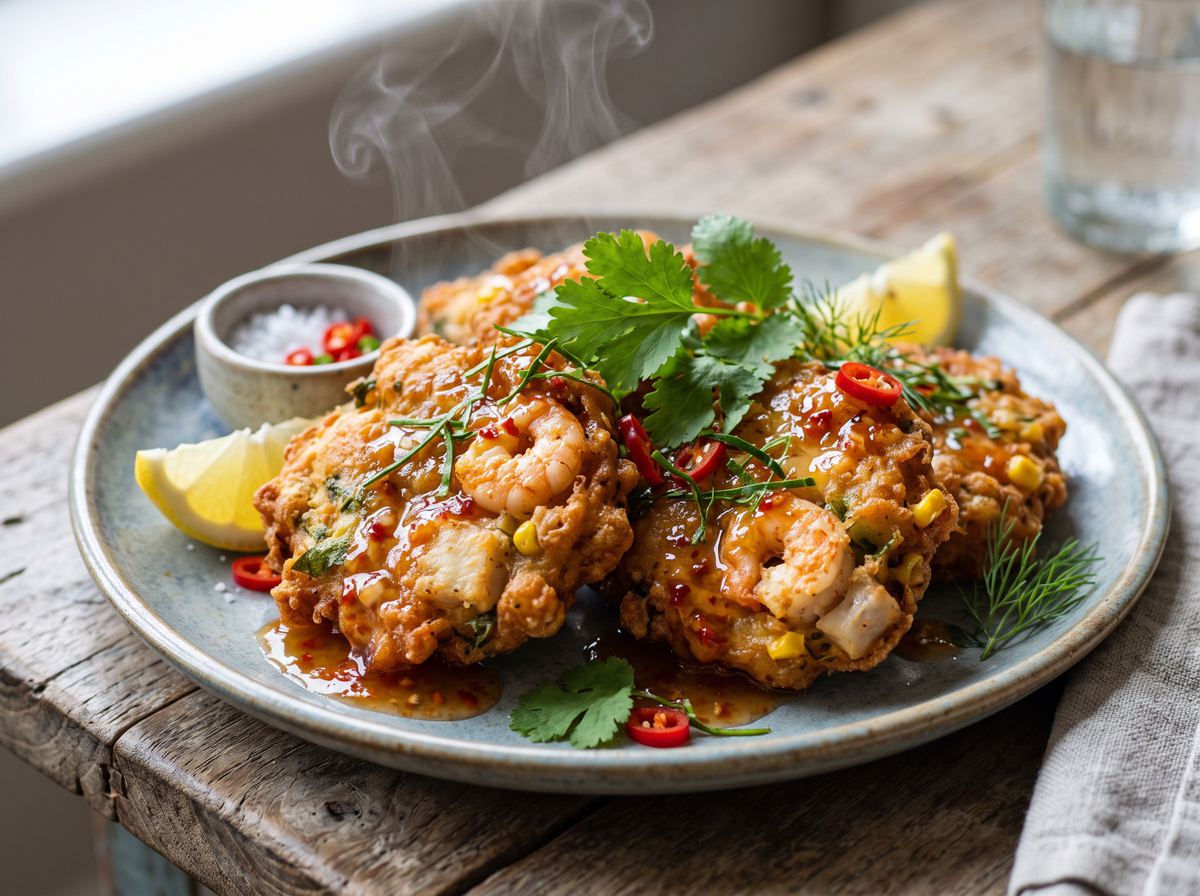 Thai Seafood Fritters 3