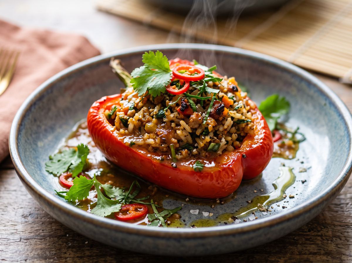 Thai Stuffed Vegetables 2