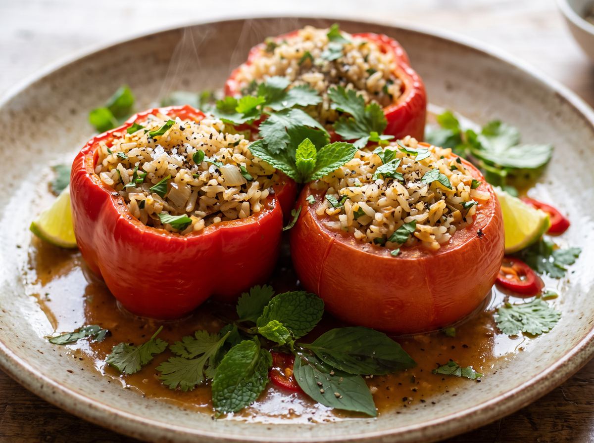 Thai Stuffed Vegetables