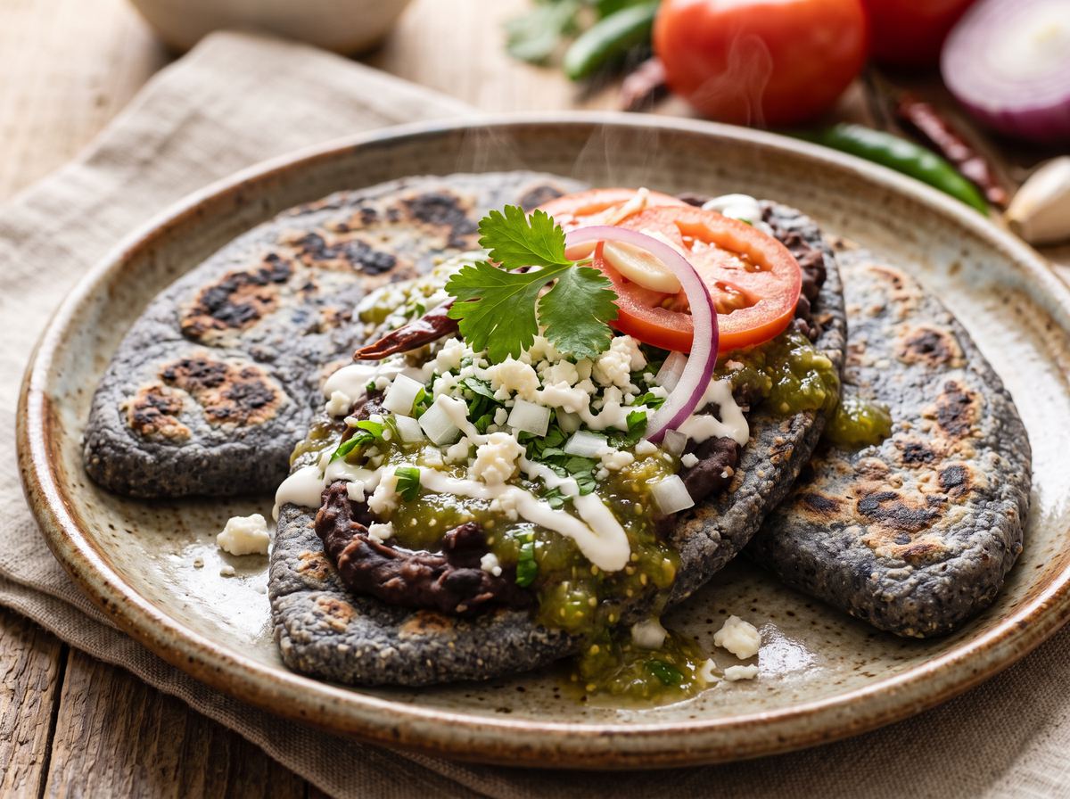Tlacoyos de Frijol