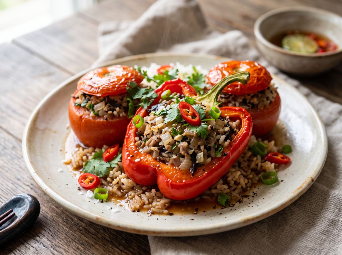 Vietnamese Stuffed Vegetables 3