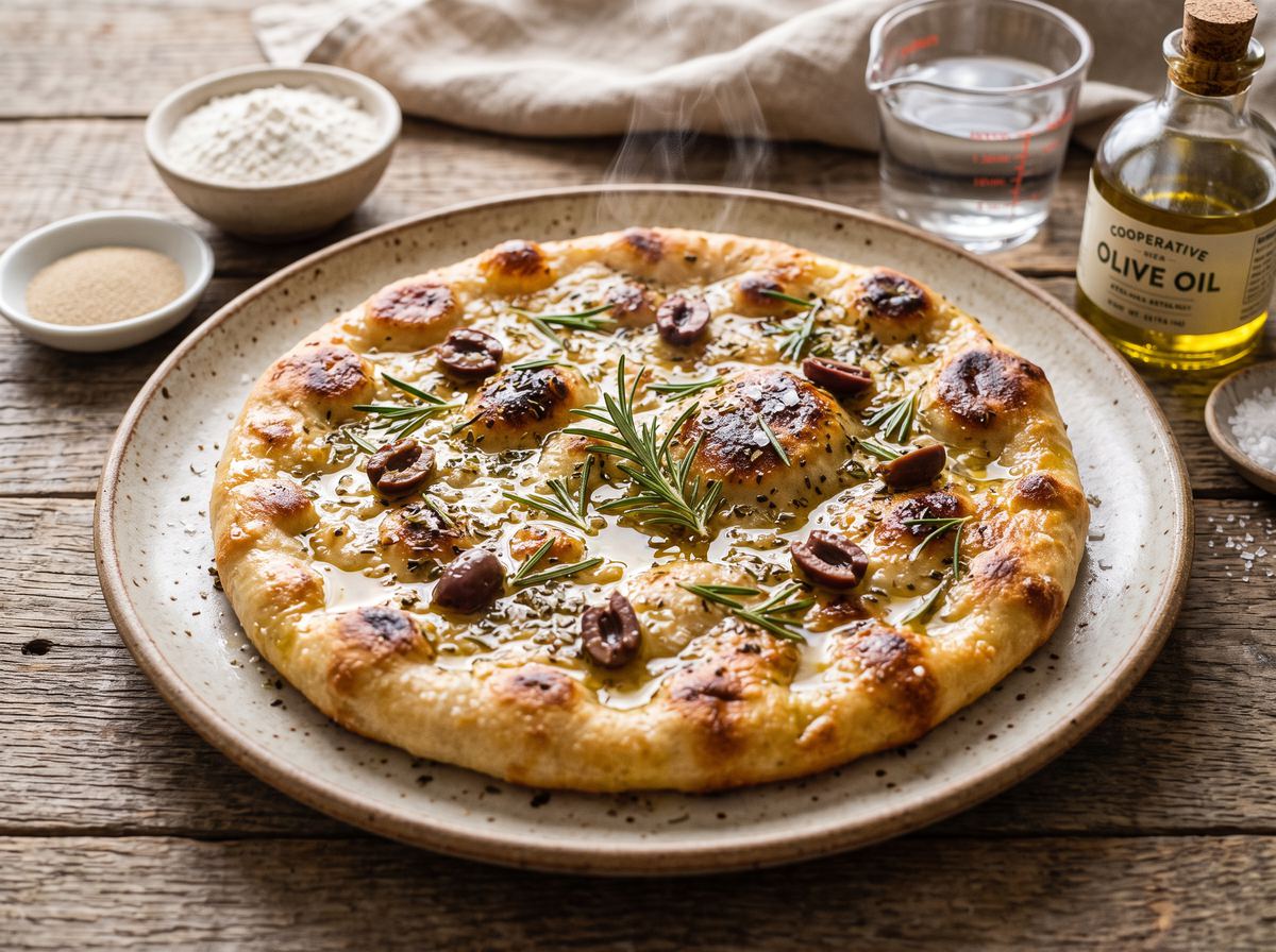 Country Olive-Oil Flatbread