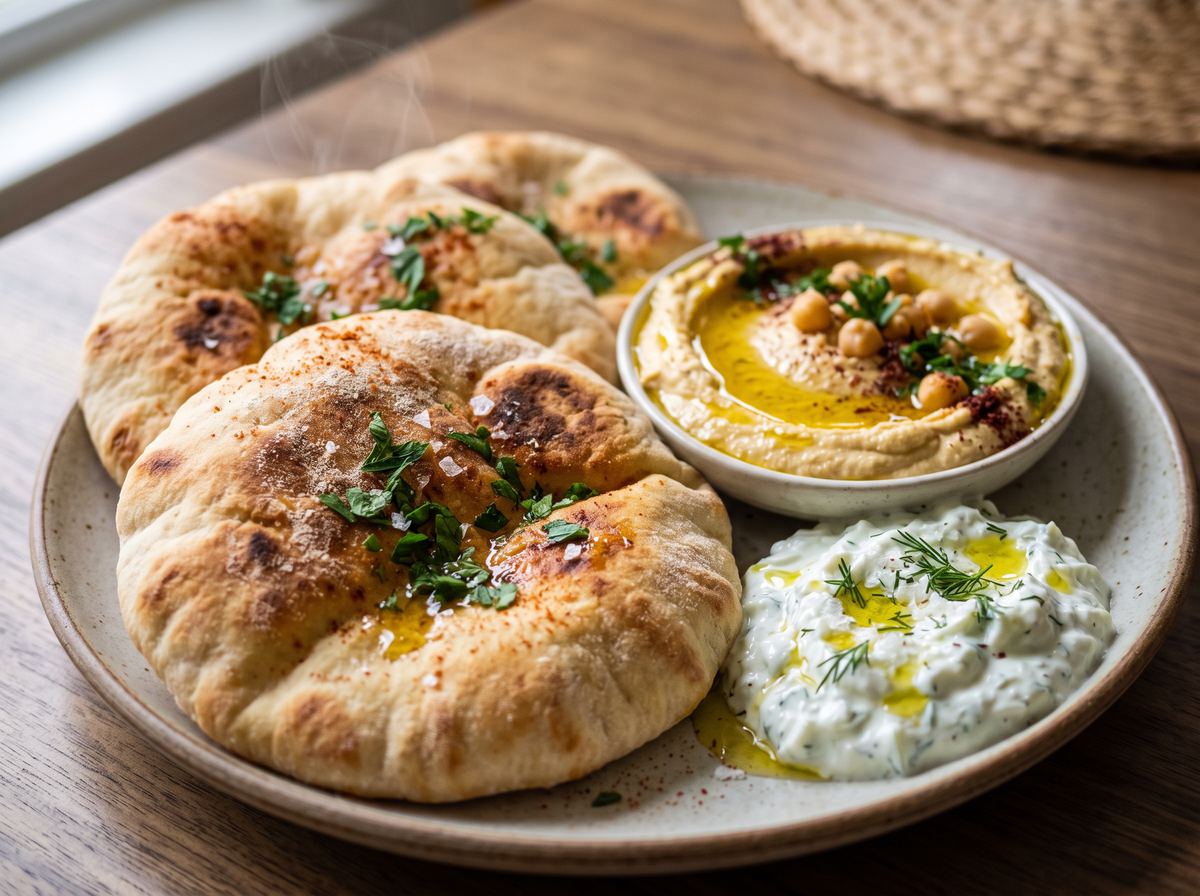 Warm Pita for the Table