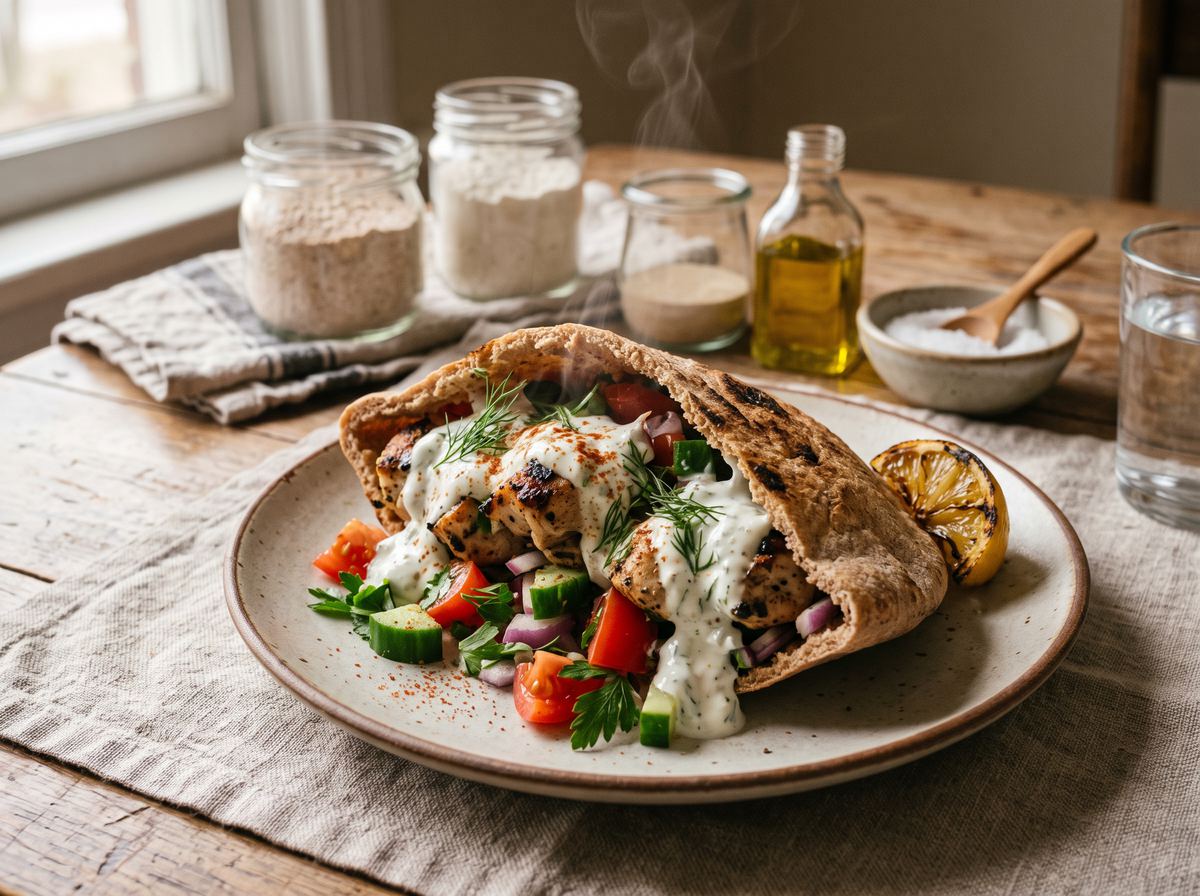 Whole-Wheat Pita