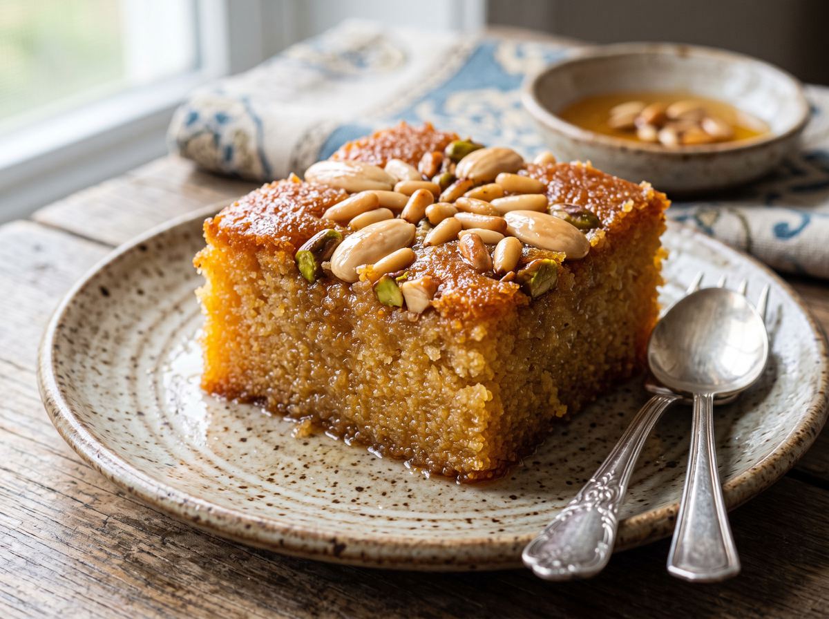 Lebanese Syrup Cake