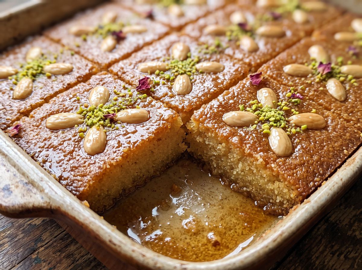 Middle Eastern Syrup Cake 2
