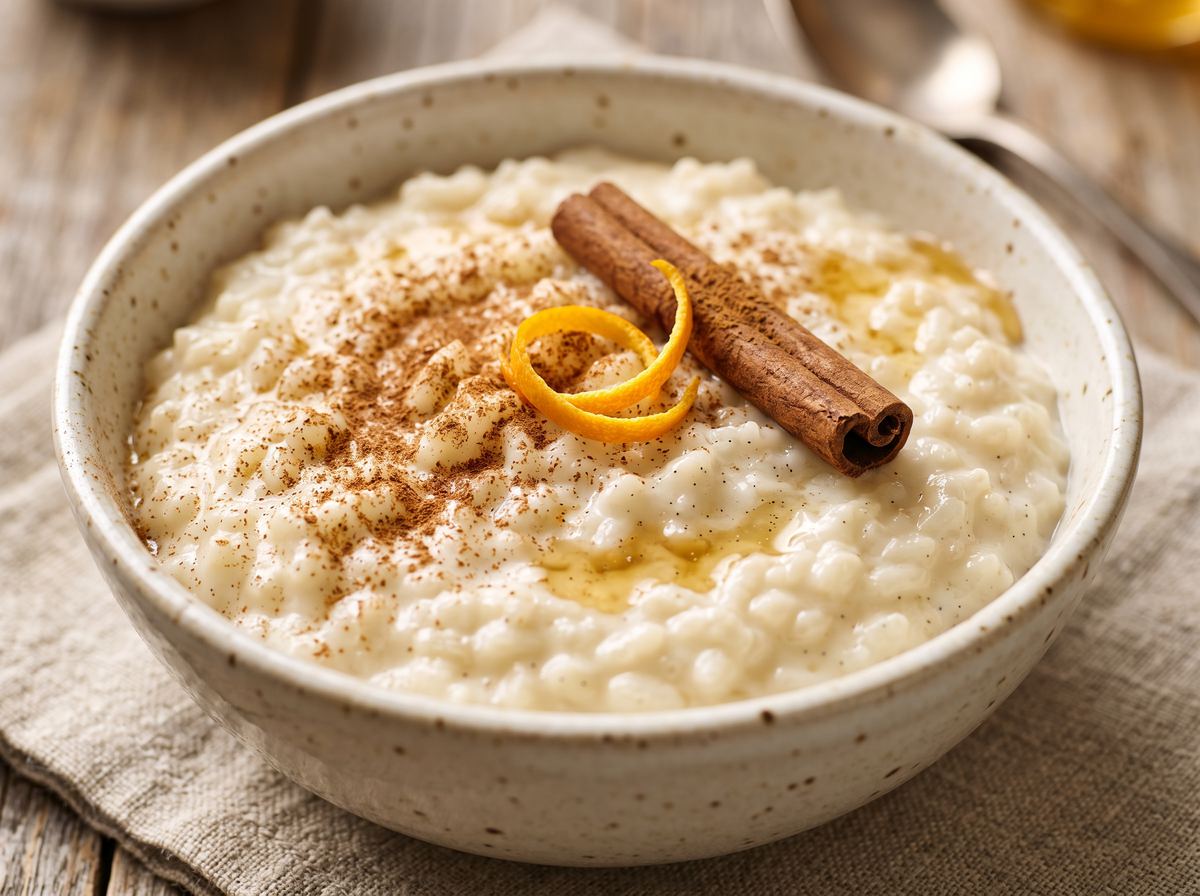 Rice Pudding with Cinnamon