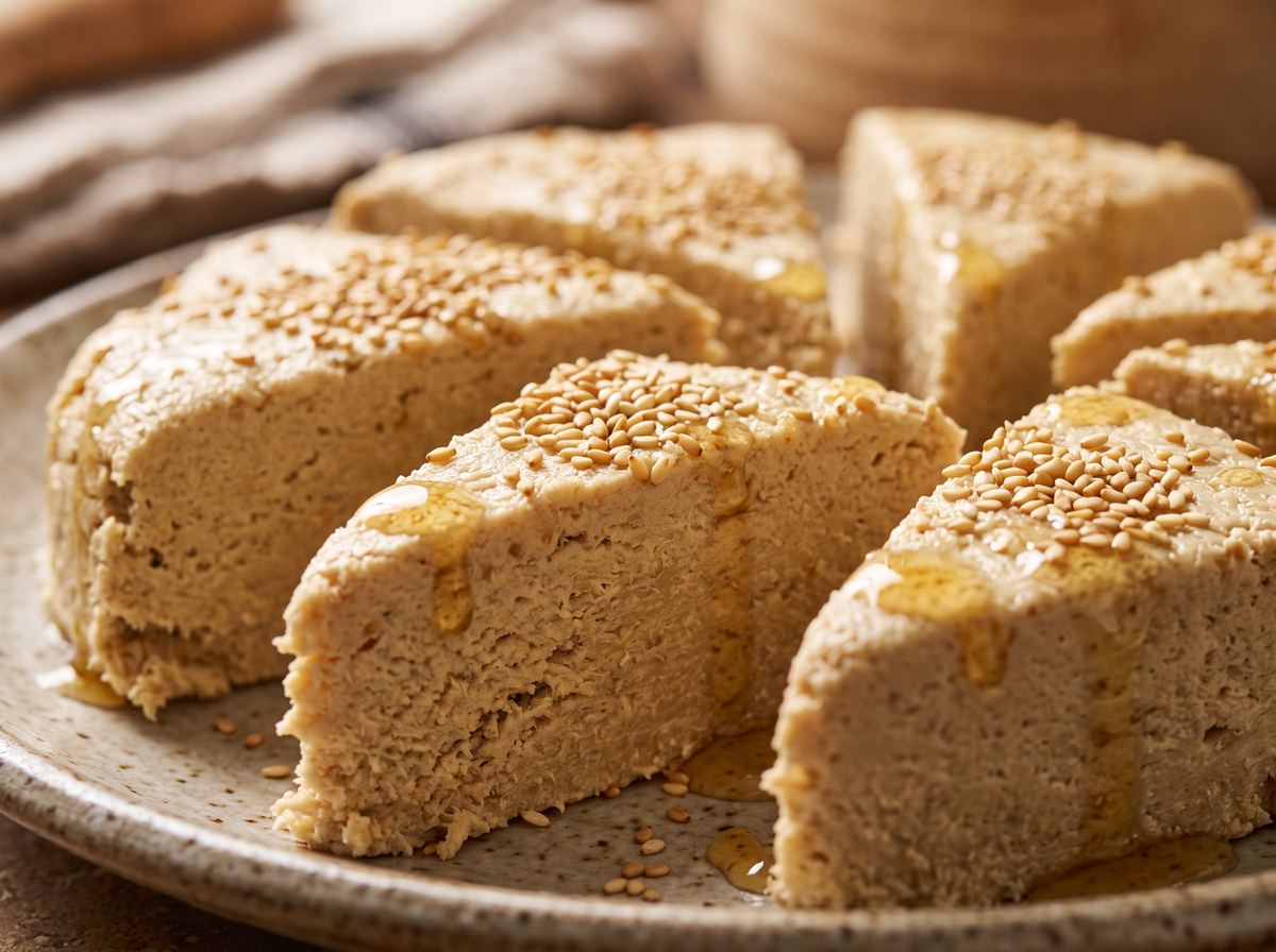 Sesame Halva Slices