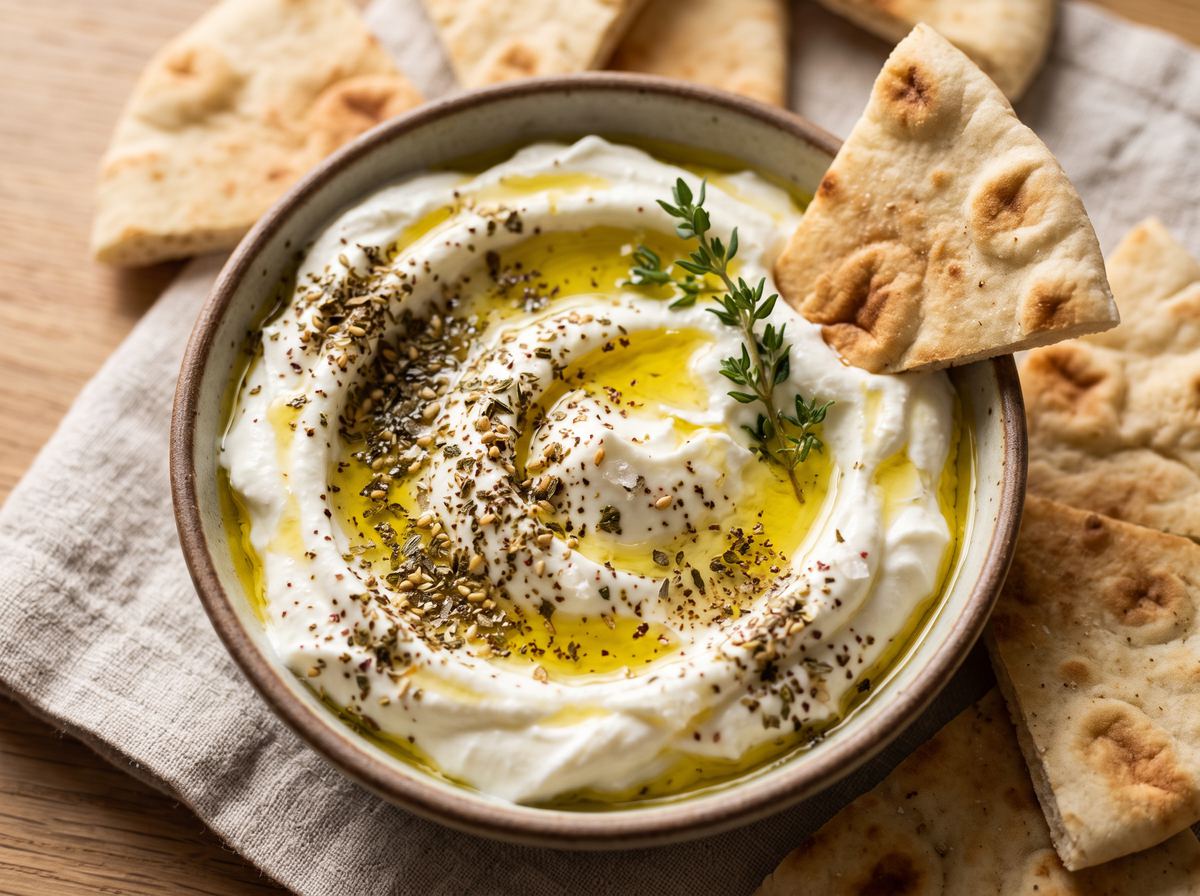 Labneh with Olive Oil & Za’atar