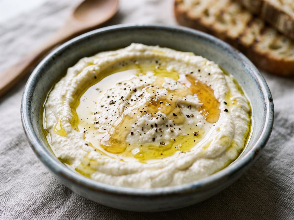 Whipped Feta with Honey & Olive Oil