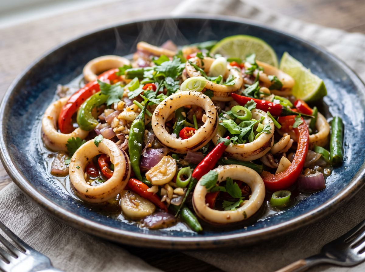 American Squid Stir-Fry 2