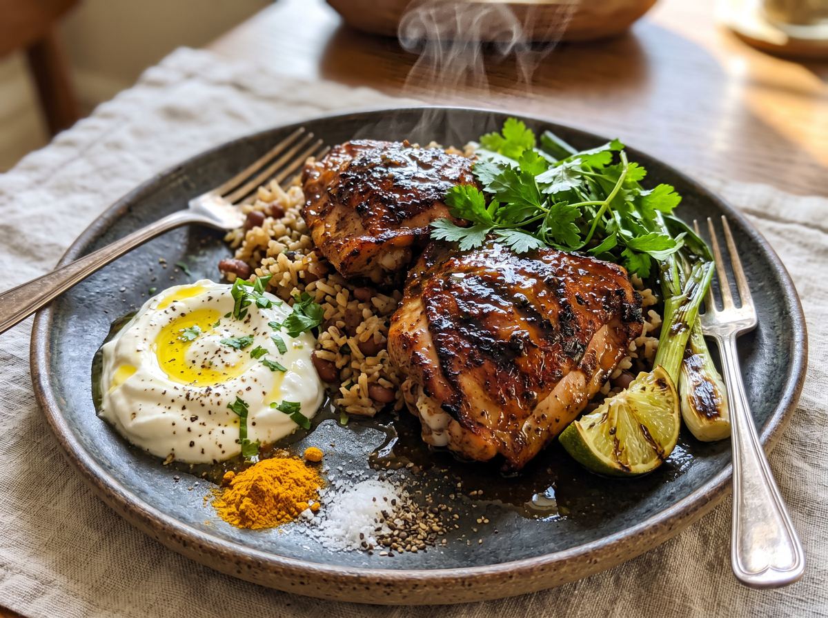 Brasileiro Grilled Chicken Thighs