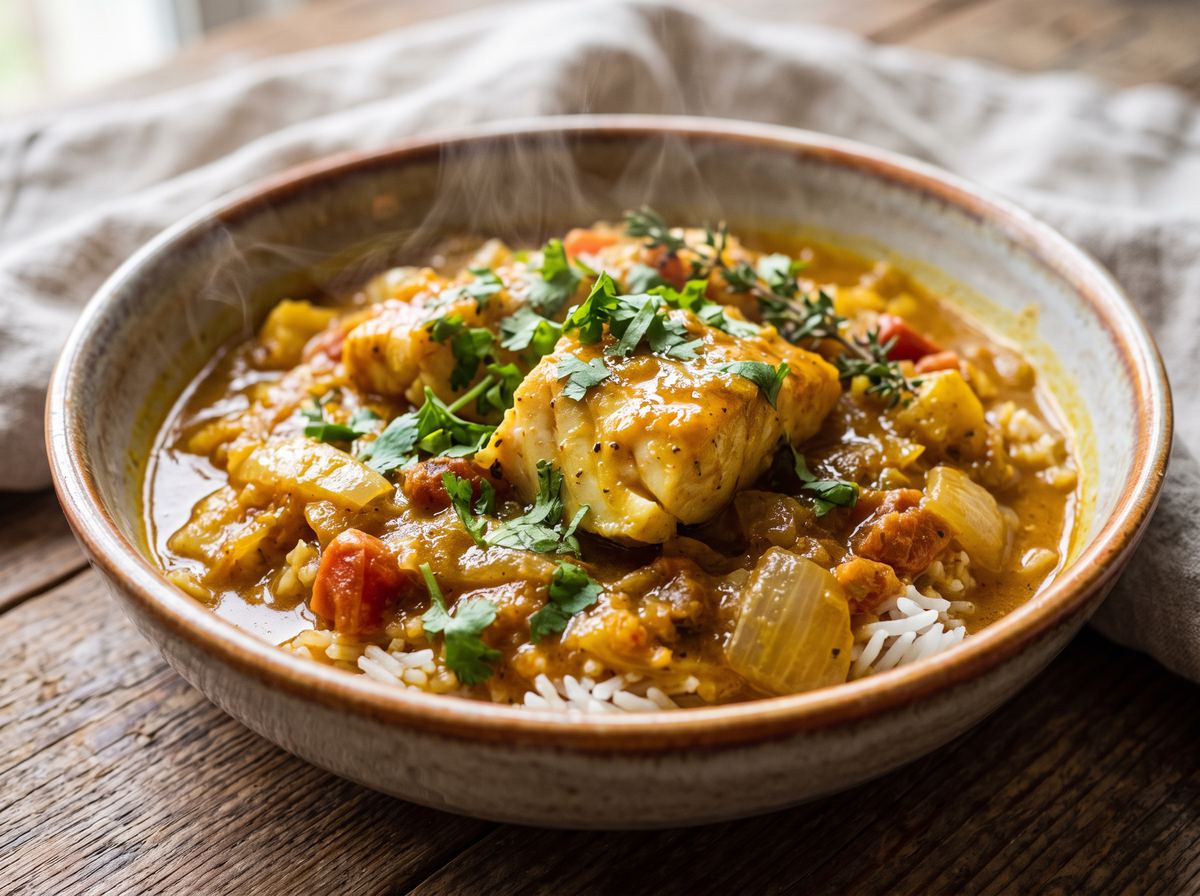 Caribbean Fish Curry