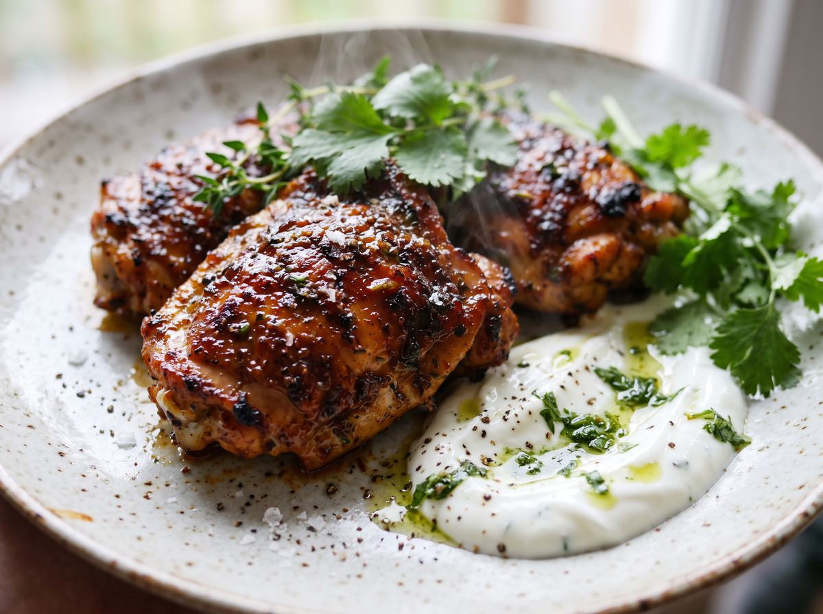 Caribbean Grilled Chicken Thighs 2