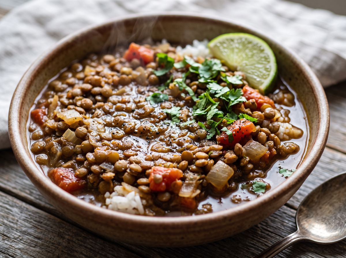 Caribbean Lentil Bowl