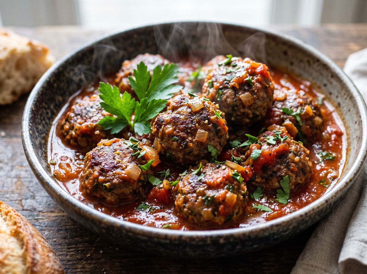 Caribbean Meatball Pot