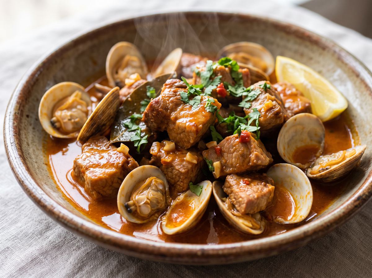 Carne de Porco à Alentejana