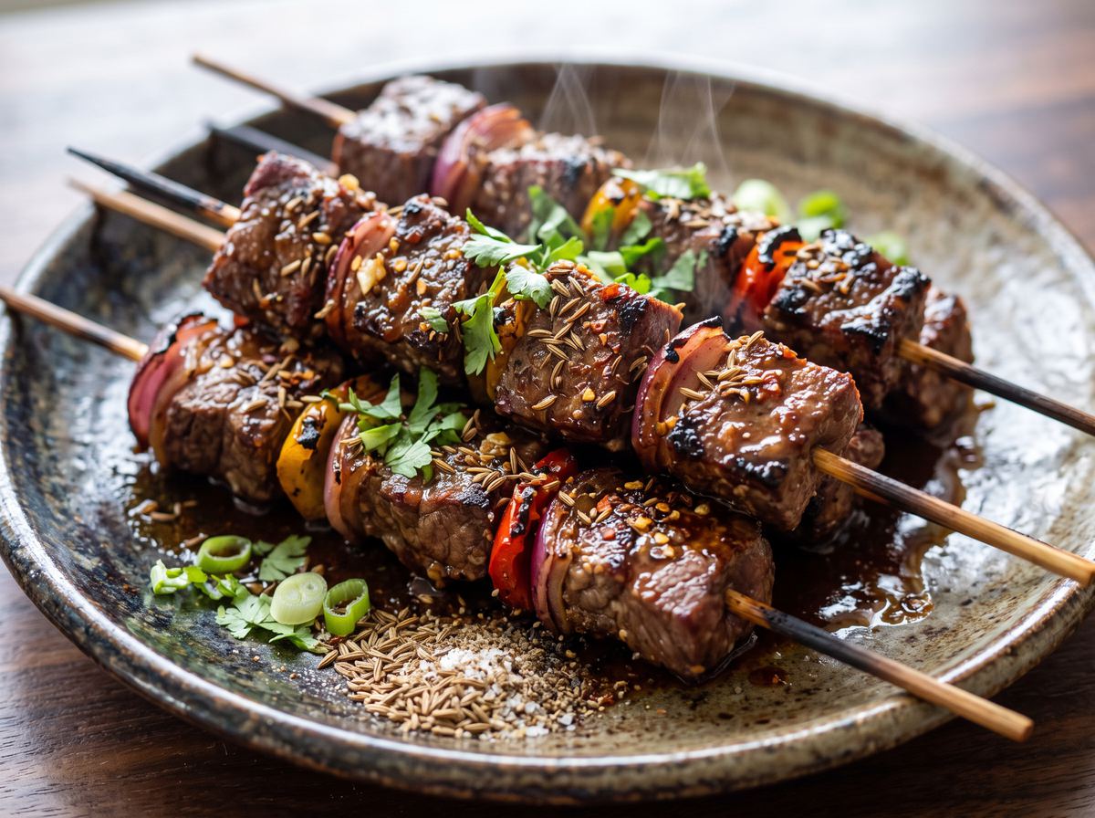 Chinese Beef Skewers