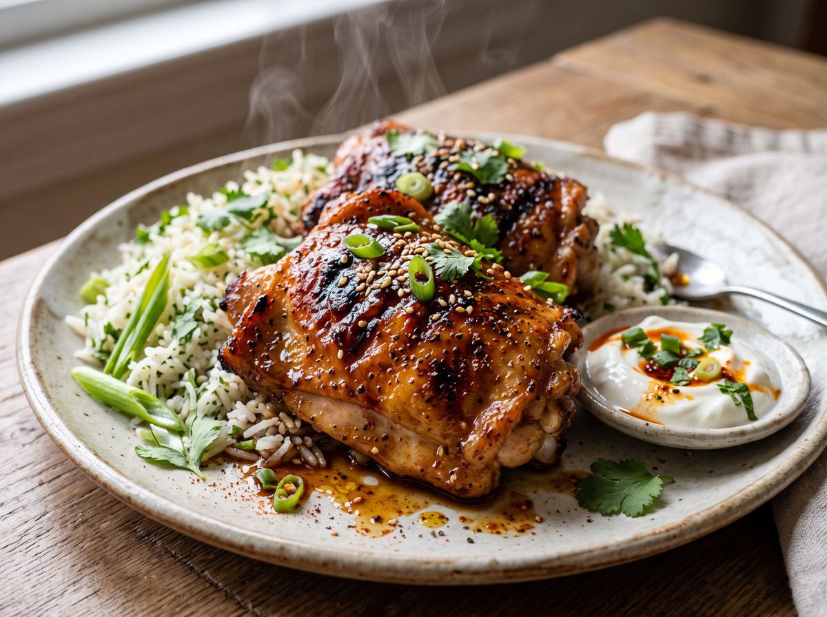 Chinese Grilled Chicken Thighs