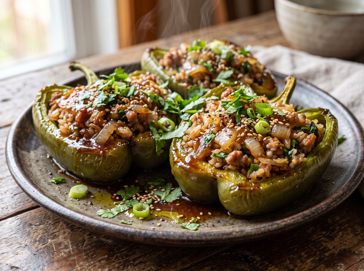 Chinese Stuffed Peppers 2