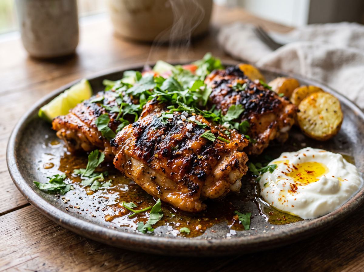 Colombian Grilled Chicken Thighs 2