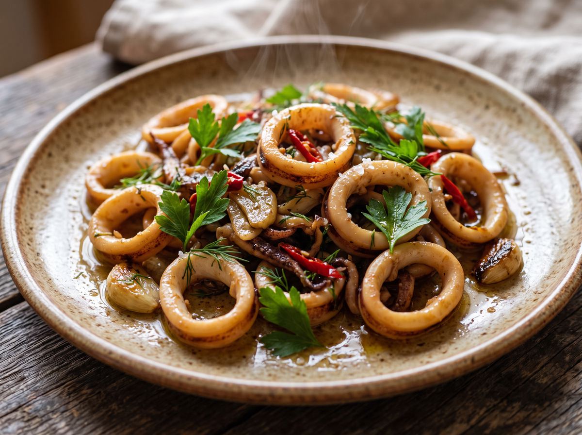 Eastern European Squid Stir-Fry 2