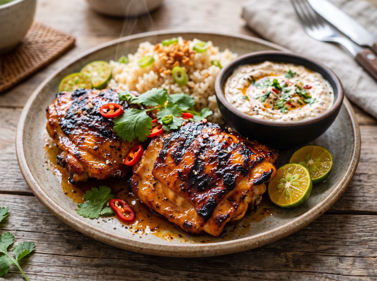 Filipino Grilled Chicken Thighs 2