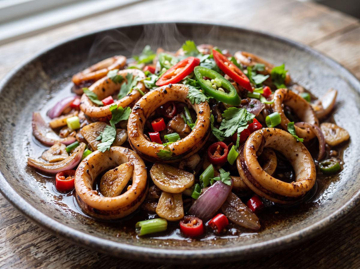 Filipino Squid Stir-Fry 2