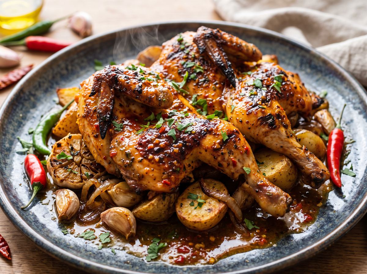 Frango Assado com Piri-Piri
