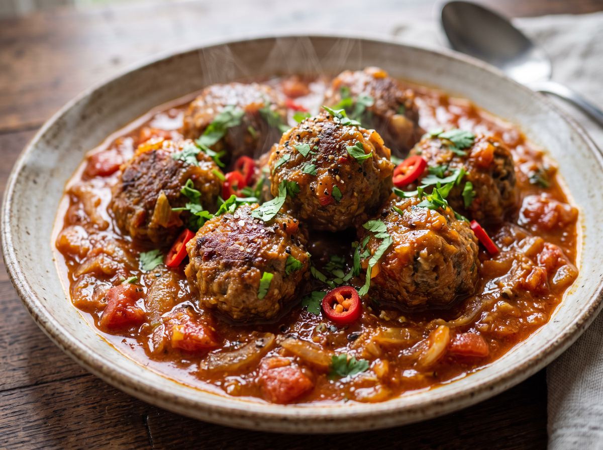 Indian Meatball Pot 2