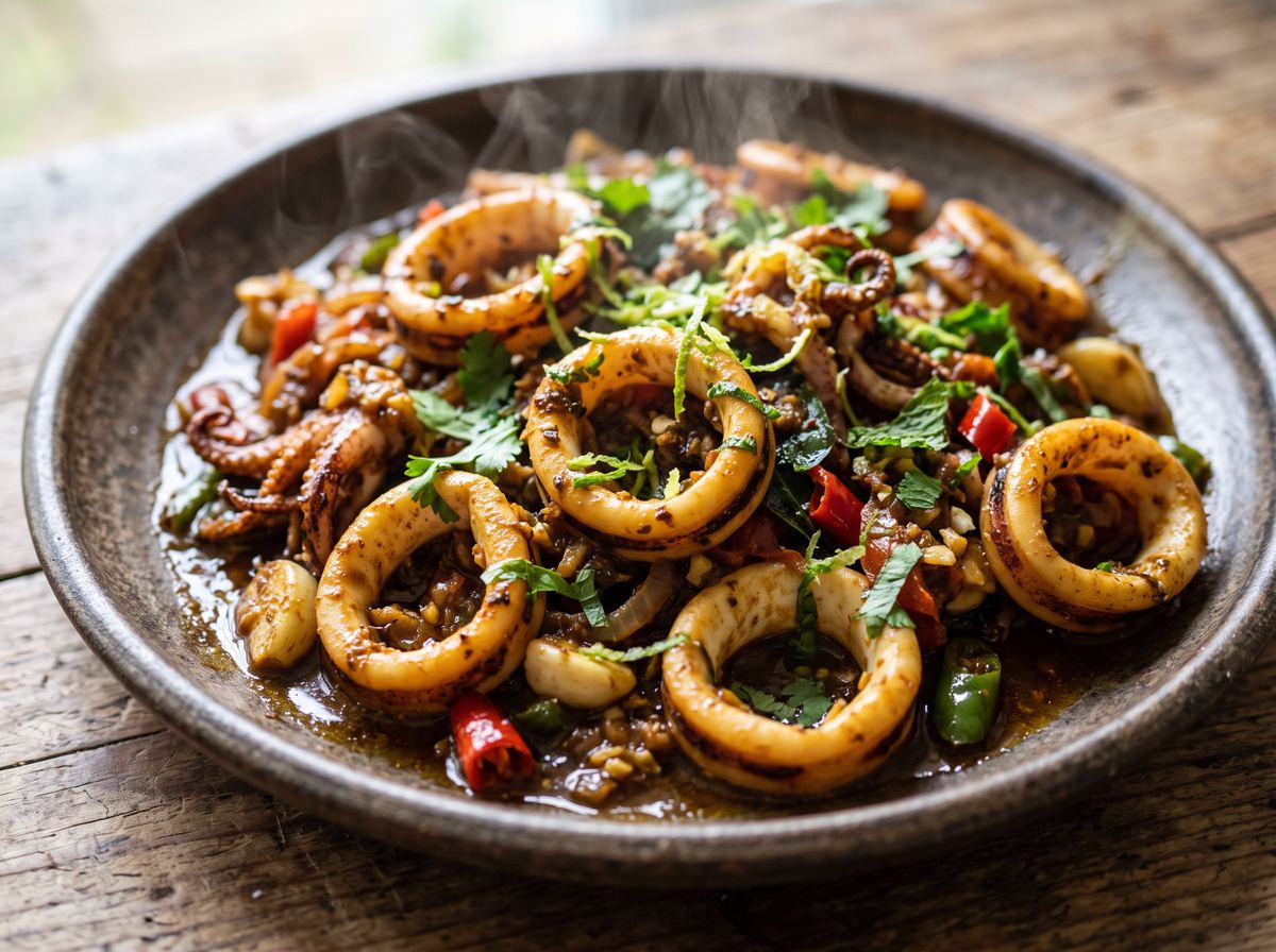 Indian Squid Stir-Fry 2