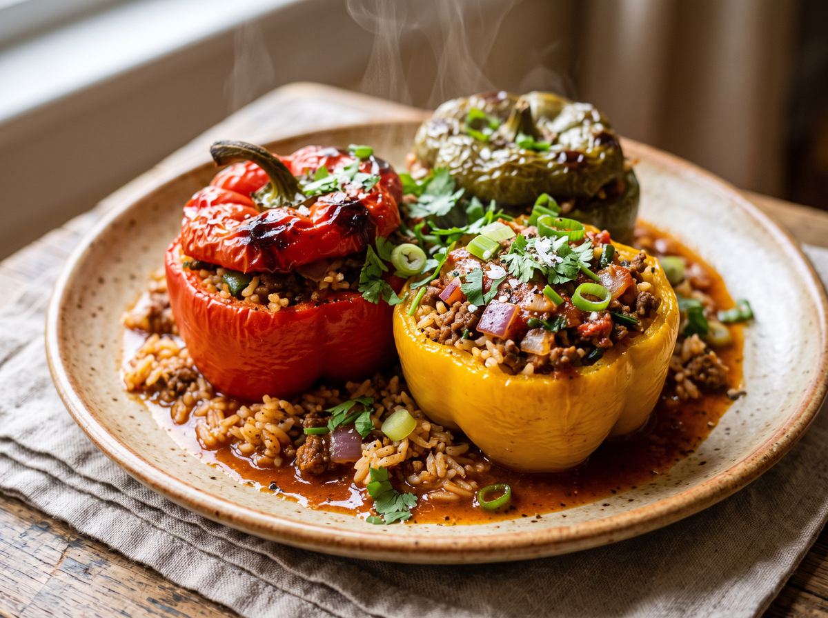 Indonesian Stuffed Peppers