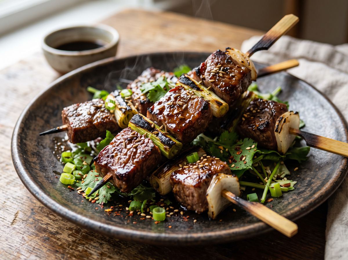 Japanese Beef Skewers